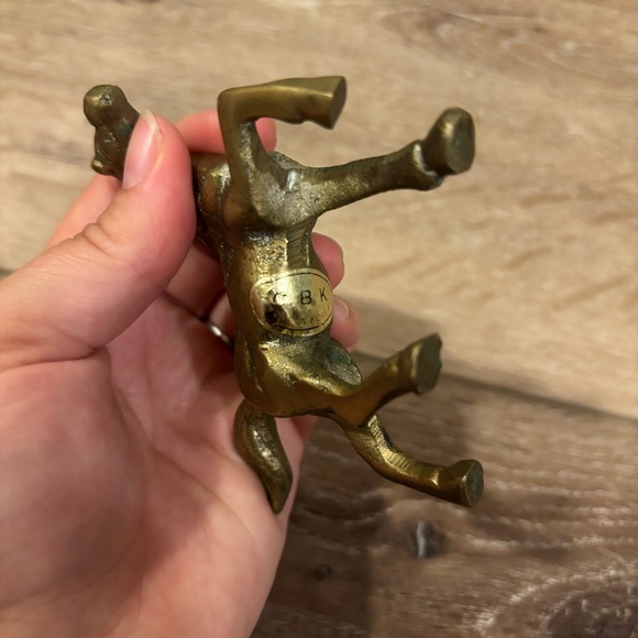 4” Vintage Brass Metal Horse Figurine Figure MCM - Picture 5 of 5